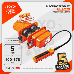 [EZO.1600125] Electric Trolley Girder 5 Ton KDT Series TOYO