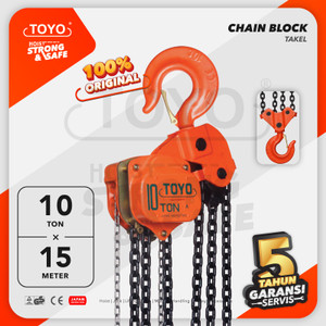 [EZO.1600193] Chain Block / Takel 10 Ton x 15 Meter TOYO