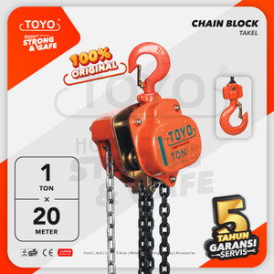 [EZO.1600226] Chain Block / Takel 1 Ton x 20 Meter TOYO