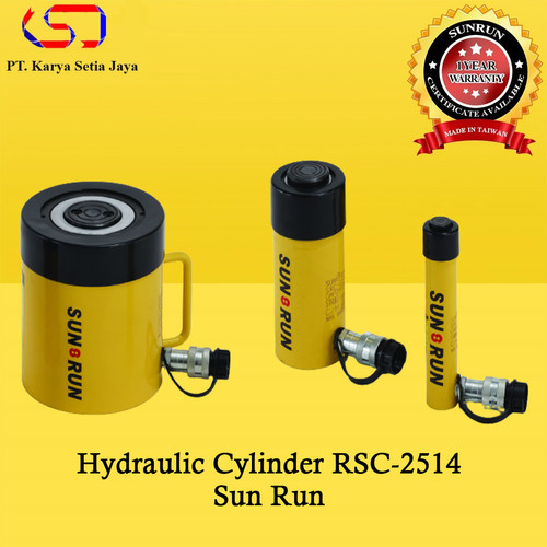 [EZO.1900011] Hydraulic Cylinder RSC-2514 Cap 25T Stroke 362mm 700bar Sun Run