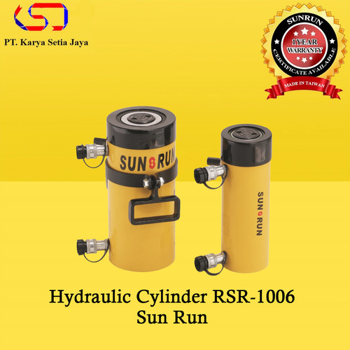 [EZO.1900020] Hydraulic Cylinder RSR-1006 Cap 95t Stroke 168mm Sun Run