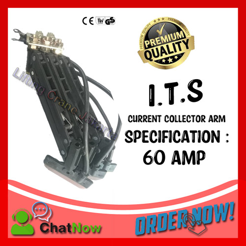 [EZO.1500172] Collector Arm / Current Collector ITS 3in1 60 Ampere - Hitam
