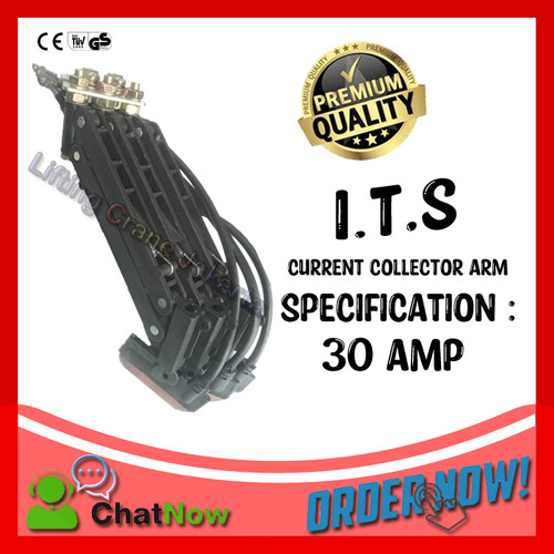 [EZO.1500173] Collector Arm / Current Collector ITS 3in1 30 Ampere - Hitam