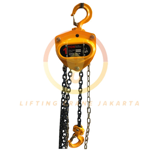 [EZO.1500251] KENICHI Chain Block Cap. 1 Ton 3 Meter (RANTAI TARIK 4 Meter)