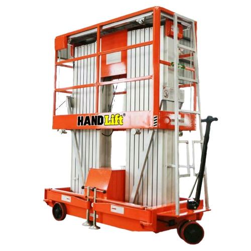 [EZO.1400052] Tangga Electric Double Mast 10 Meter - Vertikal Lift -  Aluminium Plat Form 10 Meter - Tangga Hydrolic 10 meter - MERK HAND LIFT - Tangga Electrik