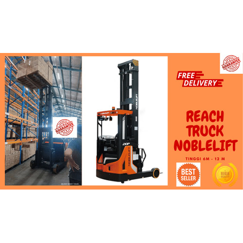 [EZO.1800007] Reach Truck VNA Nobleift Cap 1.5 Ton Tinggi 6 m Tipe  Noblelift