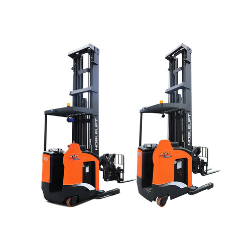 [EZO.1800009] Reach truck forklift garpu double deep 1.5 Ton tinggi 10 m Noblelift