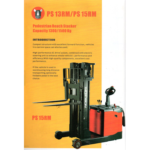 [EZO.1800023] hand stacker reach stacker electric RM cap 1.5 ton H 4.5 m noblelift