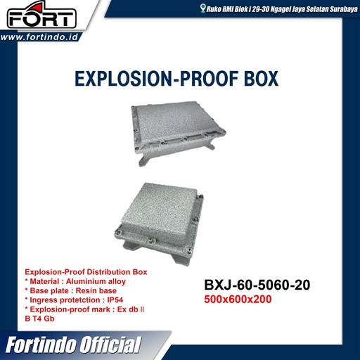 [EZM.1030145] Explosion-Proof Distribution Box BXJ-60-5672-32 Merk FORT