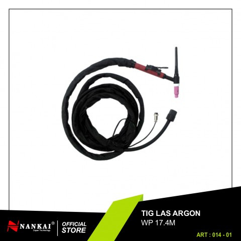 [EZM.8700016] Tig Las Argon Wp 17 + Kabel 4m Nankai