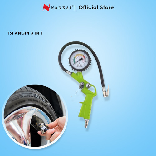 [EZM.8700480] Pengisi Angin Ban 3 in 1 Nankai