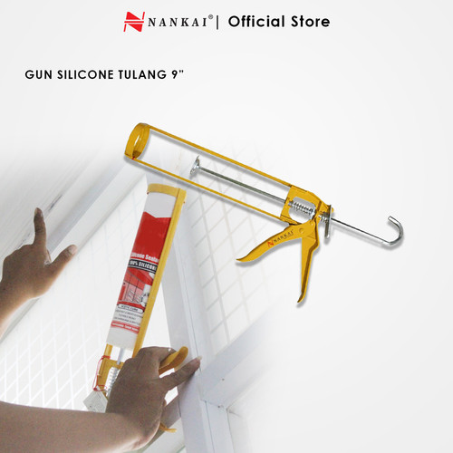 [EZM.8701304] Nankai Silicone Gun / Caulking Gun / Sealant Tulang 9"