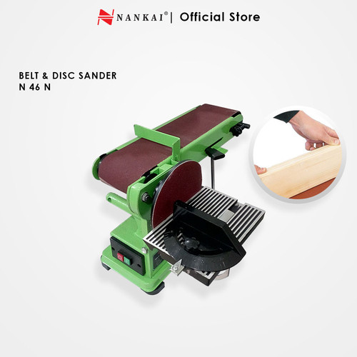 [EZM.8701318] Mesin Amplas Elektrik / Belt Disc Sander N46 Nankai