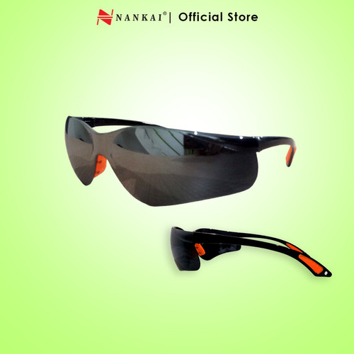 [EZM.8701329] Kacamata Safety Gerinda / Las Sporty Hitam Nankai