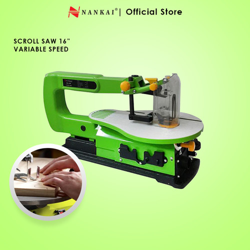 [EZM.8701373] Nankai Mesin Gergaji Kayu / Scroll Saw 16" + Variable Speed