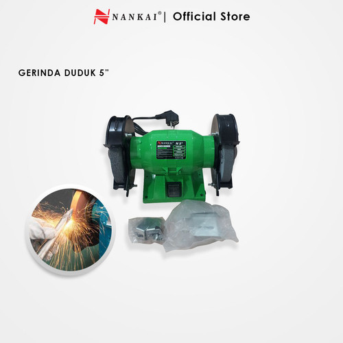 [EZM.8701383] Nankai Mesin Gerinda / Gurinda Duduk / Bench Grinder 5"