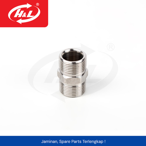 [EZM.8600051] HL Sambungan Konektor Antar Selang / Connector Antar Selang (Stainless)