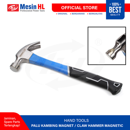 [EZM.8600057] HL Palu Kambing Magnet / Claw Hammer Magnetic HL Premier