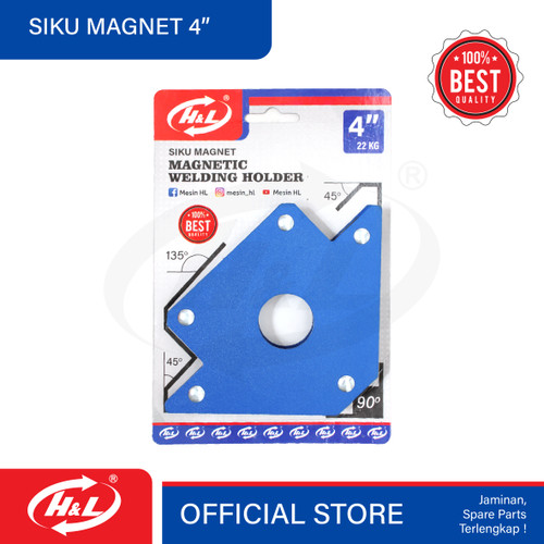[EZM.8600470] HL Siku Magnet Las 4 Inch / Magnetic Welding Holder