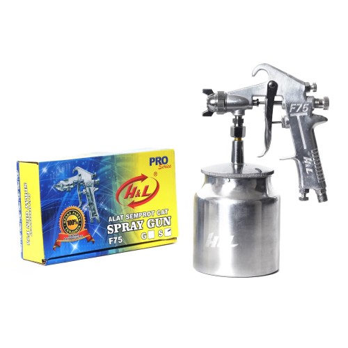 [EZM.8600855] HL Spray Gun F75S PRO + Tabung Bawah