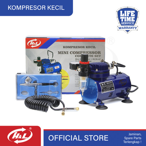 [EZM.8600899] HL Mini Kompresor Set + Air Brush