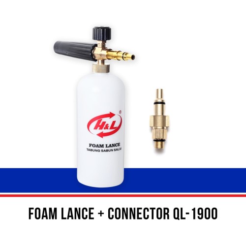[EZM.8601123] PAKET HEMAT !!! Foam Lance + Connector QL 1900