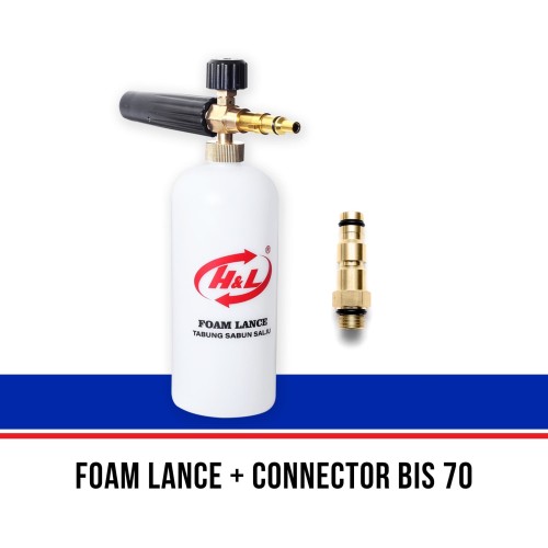 [EZM.8601124] PAKET HEMAT !!! Foam Lance + Connector BIS 70