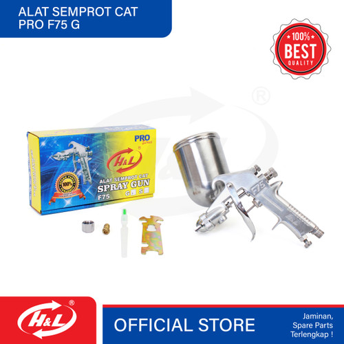 [EZM.8601127] HL Spray Gun F75G PRO + Tabung Atas