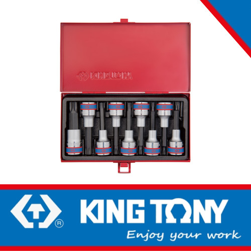[EZM.8900001] 9PC. 1/2"DR. TORX BIT SOCKET SET T20-T60 80MML 4119PRC