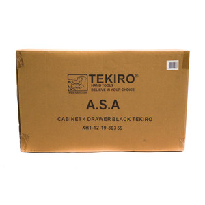[EZM.4600257] TEKIRO CABINET 4 DRAWER BLACK