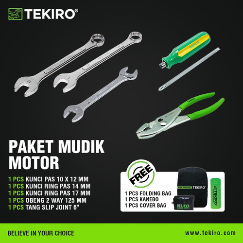 [EZM.4601550] TEKIRO PAKET MUDIK MOTOR