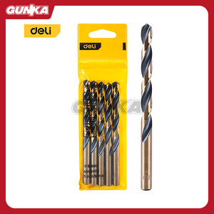[EZM.8100060] Hss Drill Bit (ø8mm) DELI EDH-MHZ080-E1 Mata Bor Besi Plat Metal