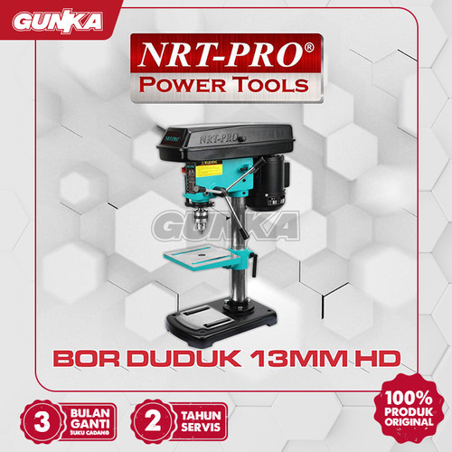 [EZM.8100155] Bench Drill Press (13 mm 250 W) NRT-Pro 4113HD Mesin Bor Duduk Norita Listrik