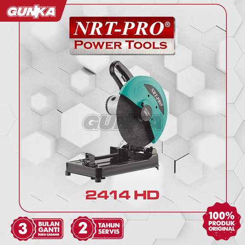 [EZM.8100160] Cut Off Saw (14 mm) NRT-Pro 2414HD Mesin Cutting Wheel Chop Saw Potong Pipa Besi Tulang Listrik