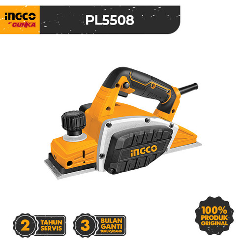 [EZM.8100188] Electric Planer (550 W) INGCO PL5508 Mesin Planner Serut Ketam Pasah Sagu Kayu