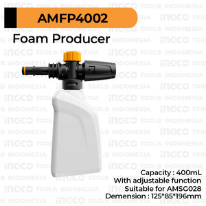 [EZM.8100433] Snow Foam Lance (400mL) INGCO AMFP4002 - Jet Cleaner Cannon Cuci Salju