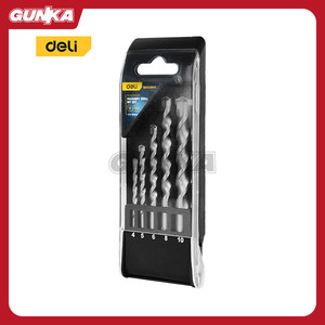 [EZM.8100656] Masonry CARBIDE Drill Bit Set (ø4 - 10mm) DELI EDH-JGZ005-ED1 Mata Bor Beton Tembok
