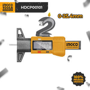 [EZM.8100691] Digital Tread Depth Gauge INGCO HDCP00101 - Alat Ukur Ketebalan Kedalaman Alur Groove Ban Tire Tyre