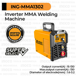 [EZM.8100714] MMA Welding Inverter (130A 30%) INGCO - Mesin Trafo Travo Las Listrik