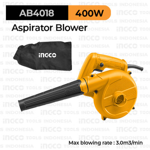 [EZM.8100763] Aspirator Blower (3.0 m³/min) INGCO AB4018 - Peniup/Penghisap Angin