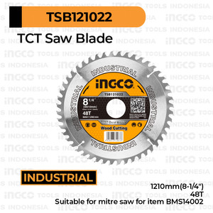 [EZM.8100790] TCT Saw Blade (8 1/4"/210mm 48T) INGCO TSB121022 - Mata Gergaji Miter Mitresaw for BMS14002