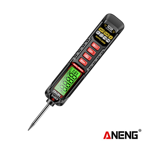 [EZR.2000011] Aneng A3015 Digital Multimeter Phase sequence Tester Pen AC/DC Voltage Zero/Fire Line Test