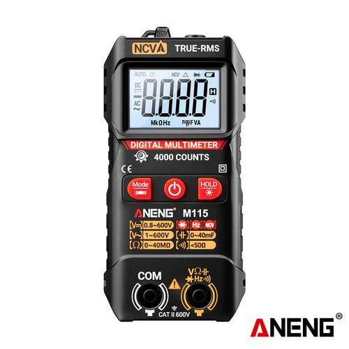 [EZR.2000033] Aneng M115 Multimeter Digital Tester with Capacitance & Hz Frequency Measurement Multi-Function