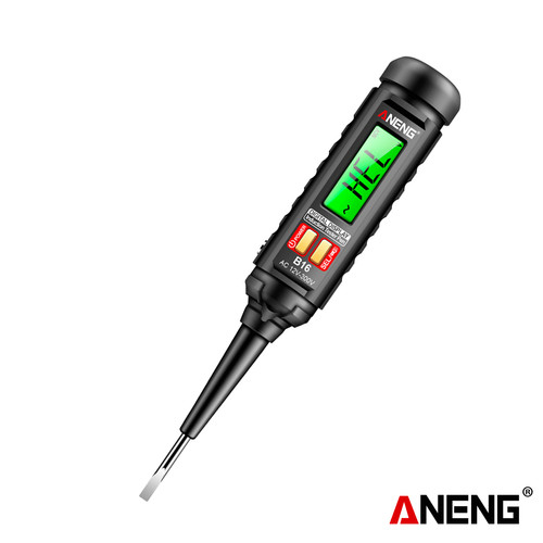 [EZR.2000035] Aneng B16 Lntelligent Sensing Digital Non-Contact 12V-300V Voltage Detector Tester Pen Tools