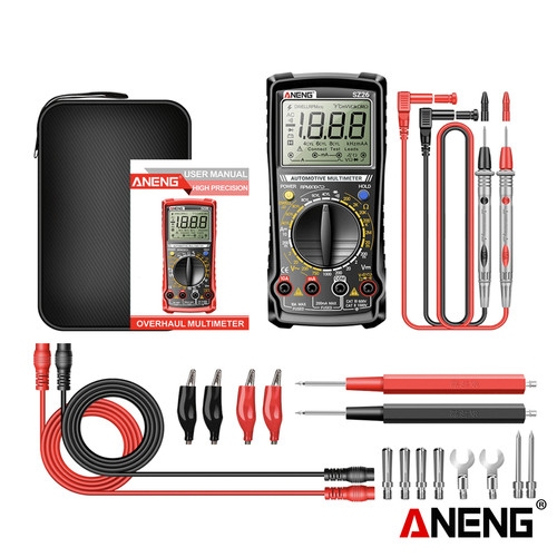 [EZR.2000038] Aneng SZ26 Pro Multitester Closed Angle Measure Repair Multimeter Speed Diode Meter Ohmer Car Tester