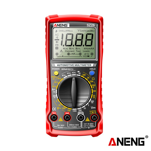 [EZR.2000041] Aneng SZ26 Multitester 1999 Count Smart High Precision Closed Angle Measure Car Tester Tools