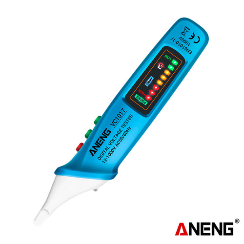 [EZR.2000044] Aneng VC1017 AC Voltage Detector Alat Cek Deteksi Kabel Putus AC Volt Tester Line Original
