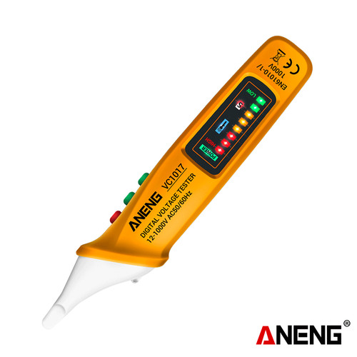 [EZR.2000051] Aneng VC1017 AC Voltage Detector Circuit Tester Pen-type Voltage Tester NCV Electrical Pen Tester