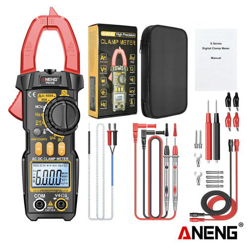 [EZR.2000060] Aneng PN108 Pro Digital Clamp Multimeter 600A Current Meter Tester AC/DC Voltage