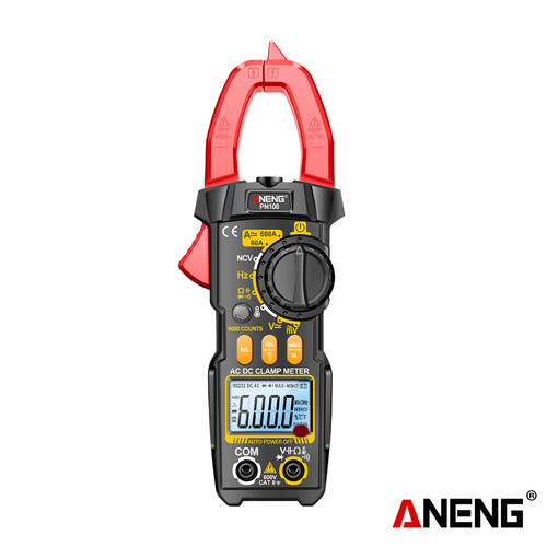 [EZR.2000061] Aneng PN108 Digital Clamp Multimeter 600A Current Meter Tester AC/DC Voltage